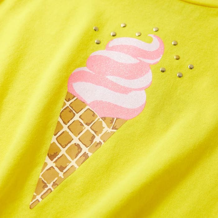 T-shirt pour enfants jaune 92/104/116/128/140