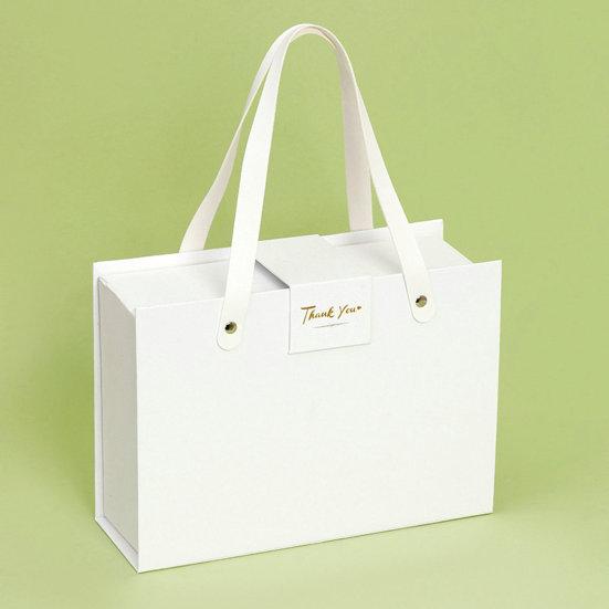 Skládací krabička s klopou Skrytý magnetický uzávěr s odolnou rukojetí Obdélníková ruční krabička Tanabata Dárková krabička