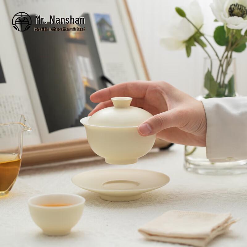 Mr. Nanshan Ceramic SanCai Gaiwan