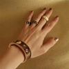 Autumn/Winter Starfish Multicolored Enamel Ring - Versatile Fashion Jewelry for Women
