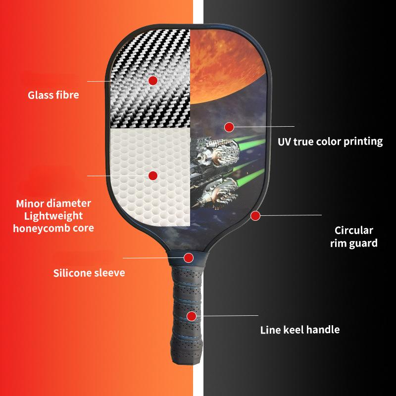 Set de bâtă Pickleball din fibră de sticlă de înaltă calitate