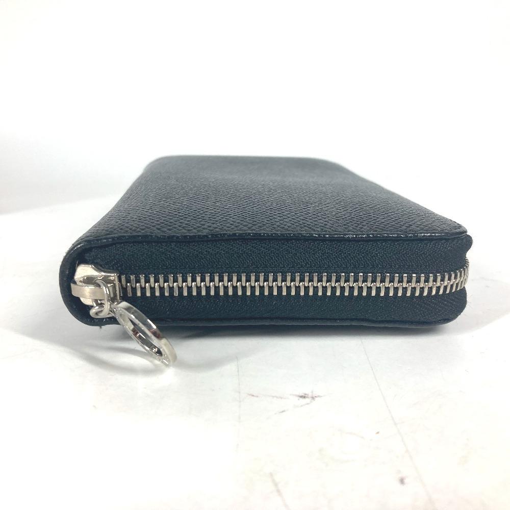 BVLGARI Bulgari Bulgari Zip Around Long Wallet Leather Black