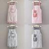 Apron Prevents Oil Stains Dirt Little Rabbit Pattern Lace Unisex Gift Design