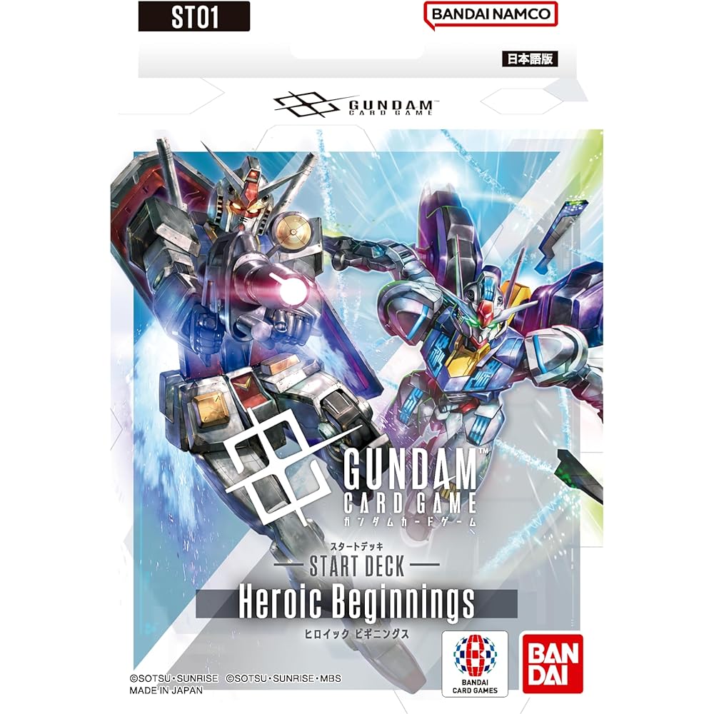 Bandai Gundam Card Game Start Deck Heroic Beginnings ST01 Collectible Trading Card Game