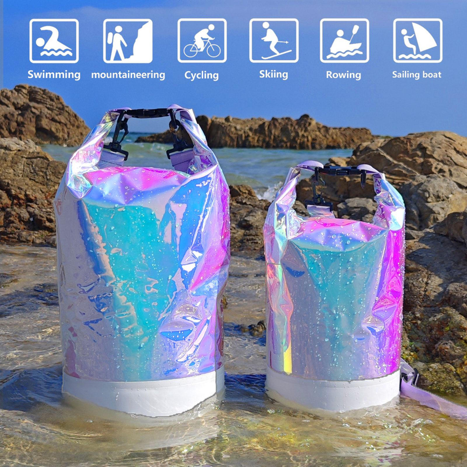 

Dry Bag Waterproof Float Swim Beach Backpack Bucket for Snowboarding Canoeing Fishing 10L