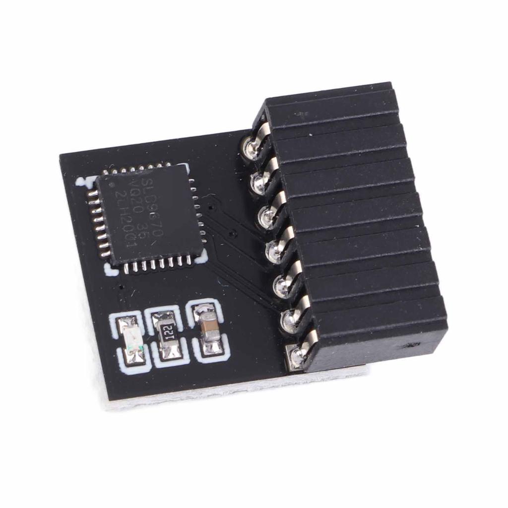 TPM 2.0 Module 14Pin SPI TPM 2.0 Encryption Security Module Remote Card for ASUS Motherboard