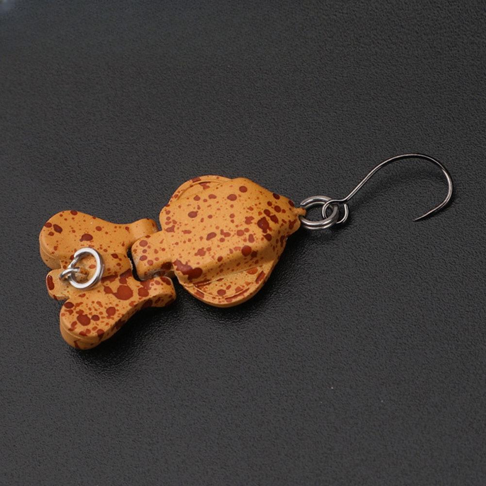 1Pc Outdoors Durable 2g2.9cm/6g4.2cm 3D Fishing Lure Metal alloy Two sections Sea Fishing Tackle Jigging Wobblers ArtificialBait