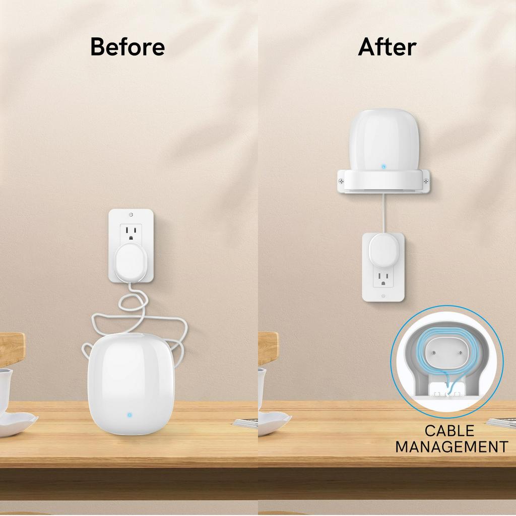 AHASTYLE For Google Nest WiFi Pro Wall Mount Bracket Network Router Hard PC Holder