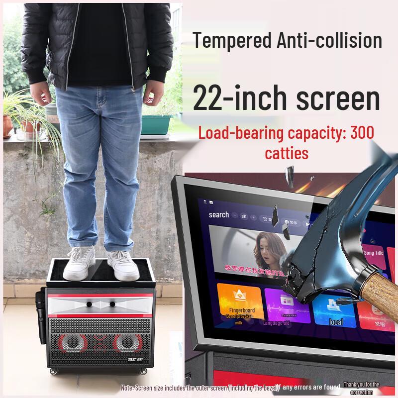 SANSUI All-in-One Home & Outdoor Karaoke Speaker System