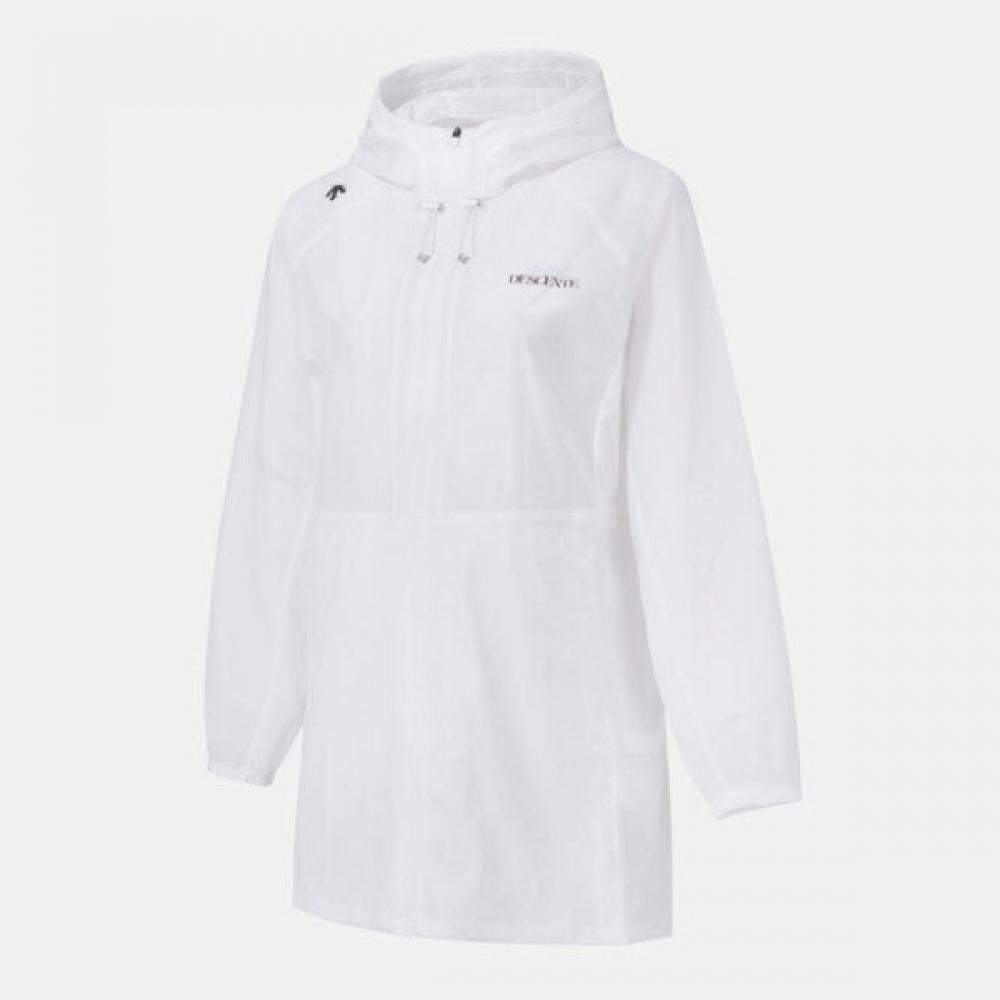 

DeScent WindShield Cqk Sq122pwb32 Wht Women S Sheer Long Windbreak Whit 85