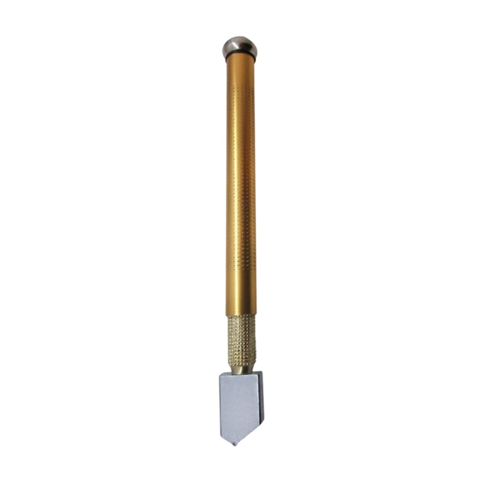 Multifunctional Glass Cutter with Diamond Cutting Head Tile Scoring Tool for Home Use Precision Glass and Tile Cutting Tool with Ergonomic Handle One Size