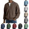 Men's  Leisure  Sports  Round  Neck  Waverg  Long  Sleeves  Coat