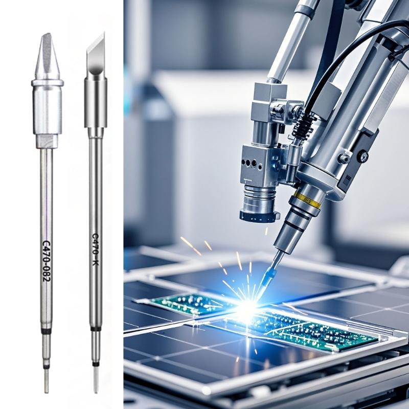 Premium Copper Soldering Iron Tip Rapid Heat Transfer Build In Durability Cores For Long Lastingly Welding Applications