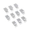 Car Seat Iron Guard Buckle 10Pcs V Shaped Clips Support Interior Panel Backrest Securing Universal Fit for Sedan and SUV