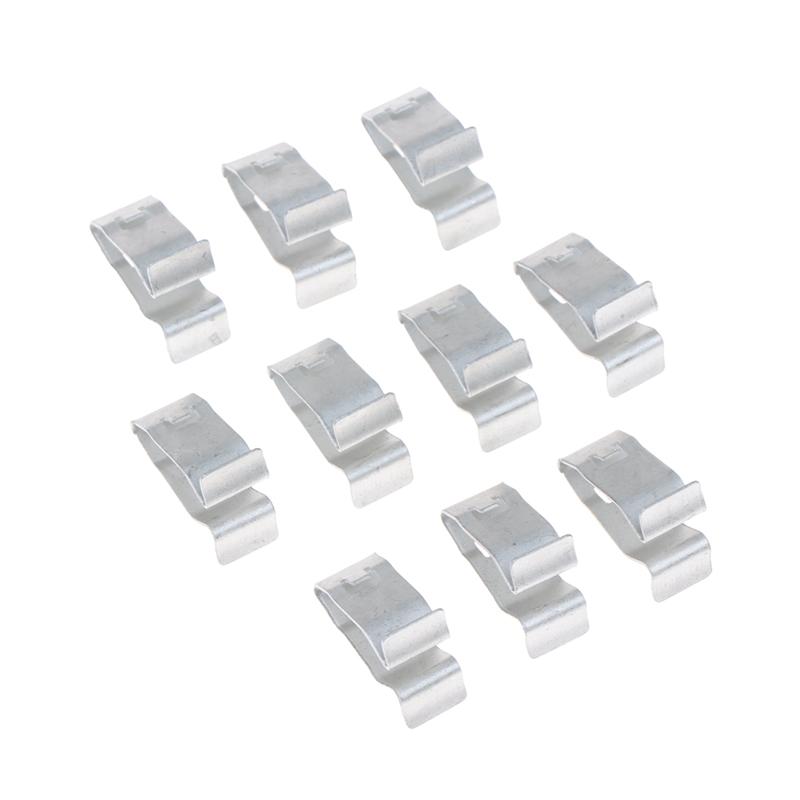 Car Seat Iron Guard Buckle 10Pcs V Shaped Clips Support Interior Panel Backrest Securing Universal Fit for Sedan and SUV