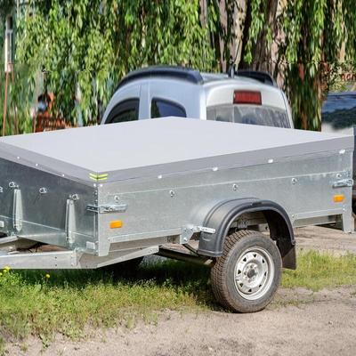 Trailer Tarp Waterproof 420D Oxford Trailer Protection Cover Windproof Cover Flat Tarpaulin For Vehicles Cars Transport Trailers