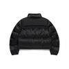 Korean Style Warm Short Stand Collar Two-Way Zipper Down Jacket Women Outerwear LE2504DP60BK