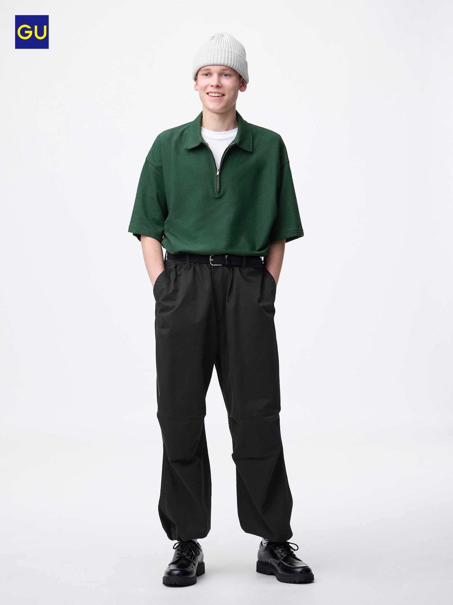 

Широкие брюки-парашюты Uniqlo Gu 09 BLACK/MEN XL