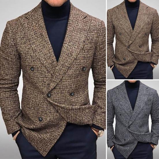 Casual Suit Men's Gentleman Casual Suit Jacket Men's Large Size