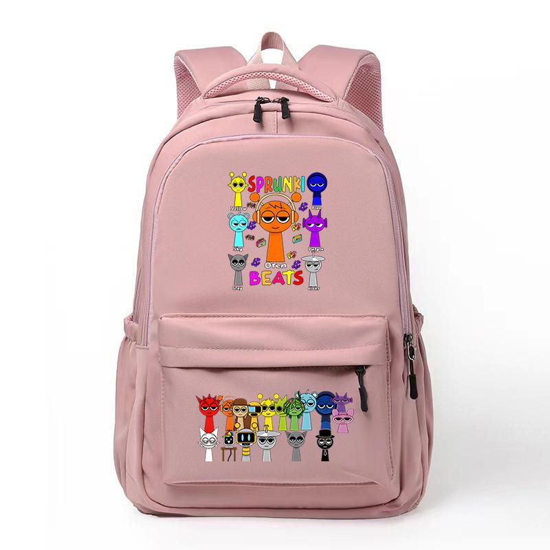 Hot Sale Junior High School High School Students Large Capacity Backpack Cartoon Peripheral School Bag College Style Campus Leisure Backpack