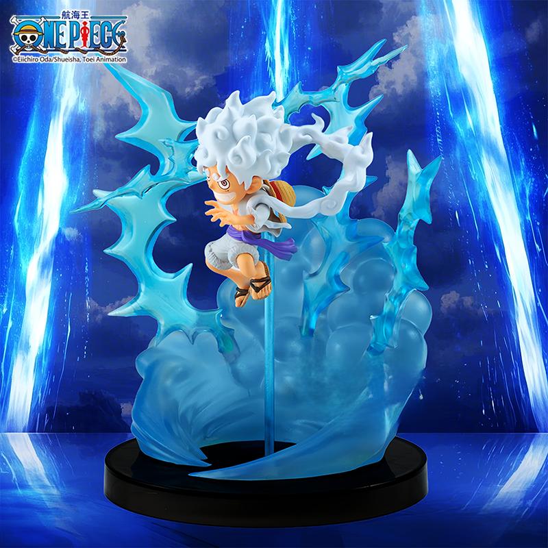 1pc Official One Piece Nika Luffy Home Decor Figure, Anime Must-Have Gift for Valentine's Day, Birthday Desk.
