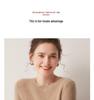 Autumn/Winter Women's Striped 100% Cashmere Round Neck Slim Knit Sweater