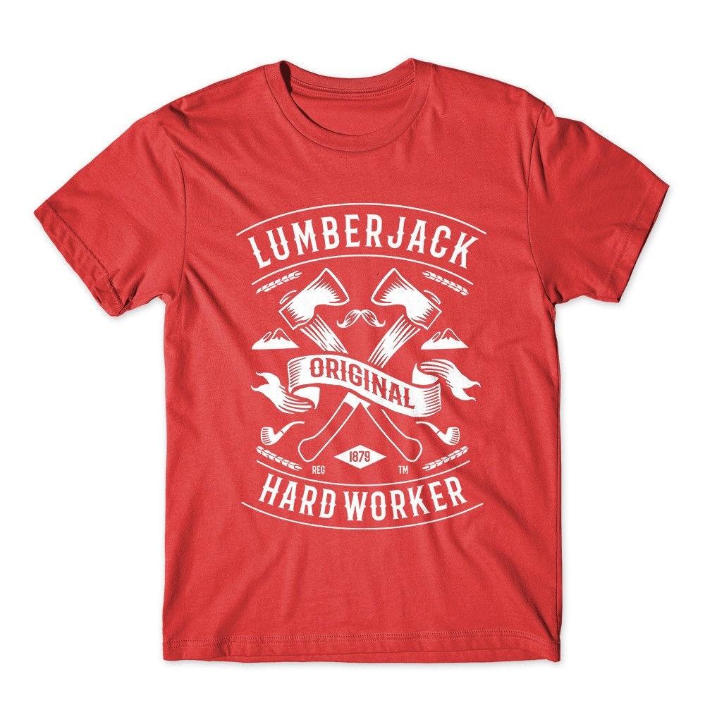 

Lumberjack Tshirt 100% Cotton Premium Tee New 4XL