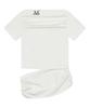 MUCENT Rebar Shirring Slit Off-Shoulder Short Sleeve Tee (3 Colors)