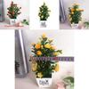 Camellia Sasanqua Simulated Greenery With Injection Molding For Tabletop Decoration
