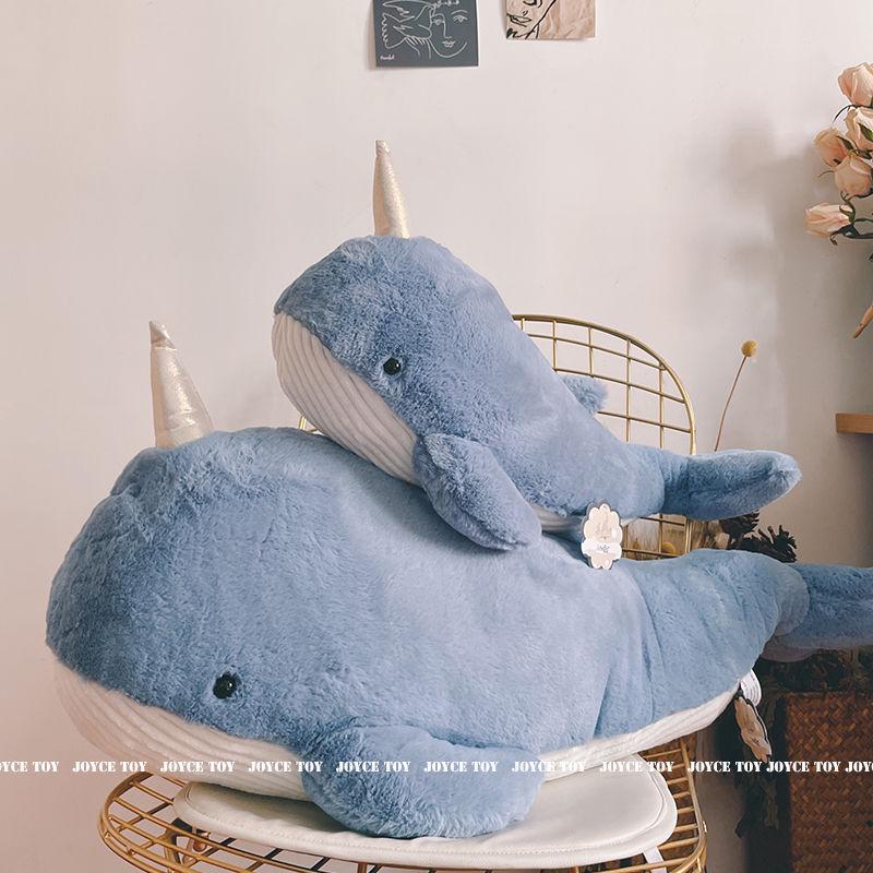 INS Trendy Narwhal Plush Toy Sofa Pillow - Large Shark Body Pillow Gift