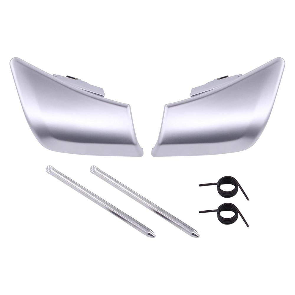 Left + Right Seat Down Handle For Mercedes C-Class Coupe W204 08-15 Matte Silver