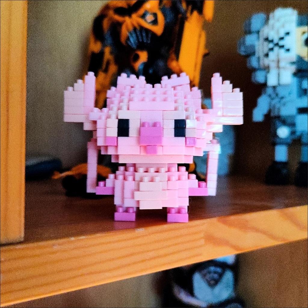 Stitch Building Blocks Anime Kawaii Cartoon mini Action Children's Figures Blocks Bricks Assemble DIY Toys Gift for Kids