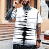 Sommer Männer T-Shirt Stil EKG Rot 3D Druck T-shirt Oansatz Hohe qualität