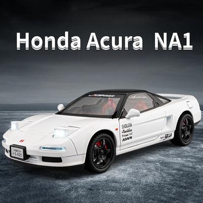 Neu 1:22 Honda Acura NSX NA1 Legierung Supersportwagen Modell Spielzeug Diecast Miniaturfahrzeuge Türen geöffnet Sound Licht Zurückziehen Sammlung Geschenke