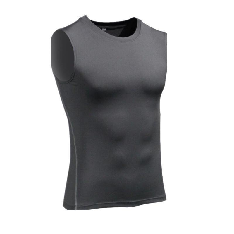 

Всесезонный быстросохнущий спортивный топ без рукавов: Дышащий, облегающий жилет для отдыха на природе XL серый