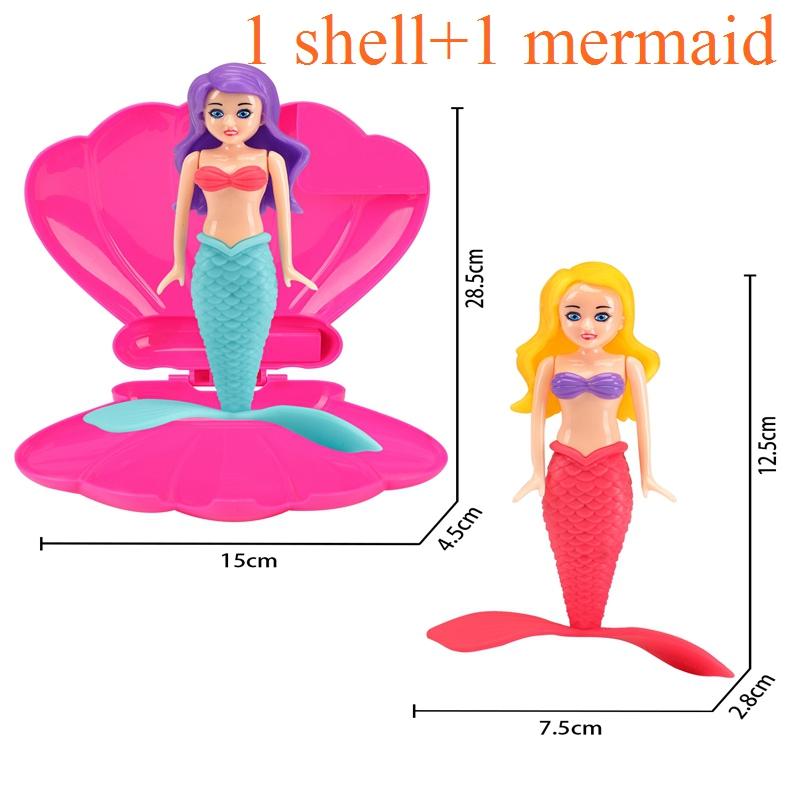 Premium-Quality Mermaid Superior-Grade Dive Play Sets Superior-Grade Transparent Premium-Quality Shell Superior-Grade Bath Toys Premium-Quality