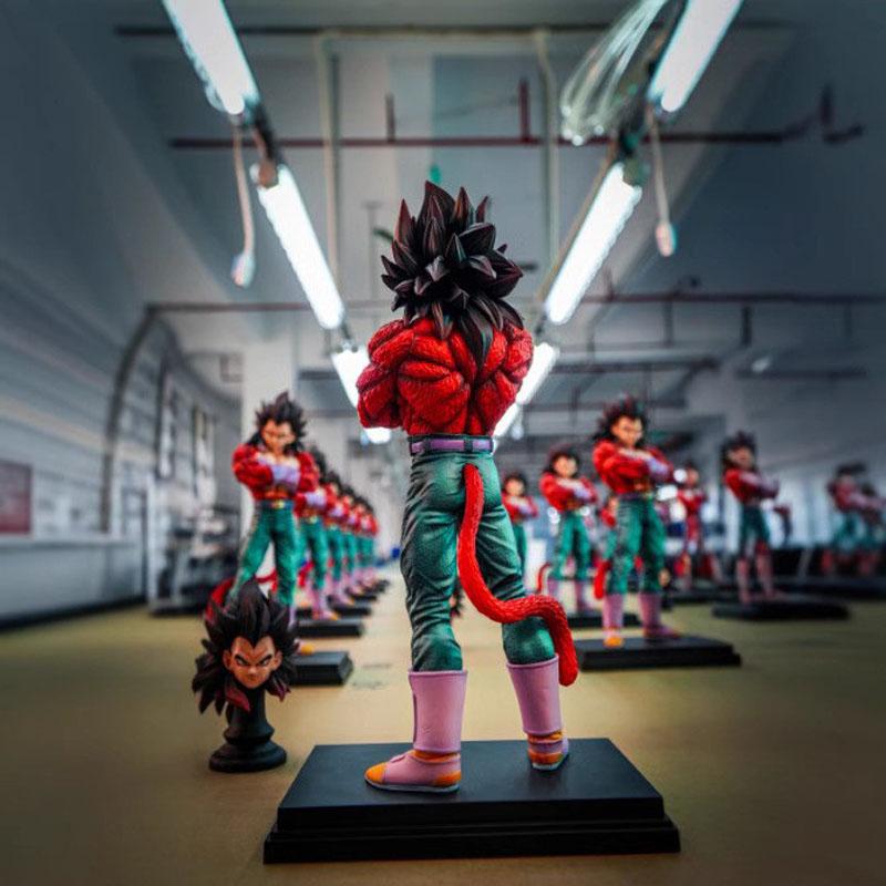 Jt New 30cm Dragon Ball Anime Figure Super Saiyan 4 Vegeta Figure Ssj4 Action Figures Goku Pvc Statue Collection Model Toys Gift