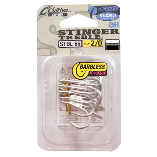 

OWNER Triple Hook STBL-66 Stinger Triple Hook 2/0 No. 11545