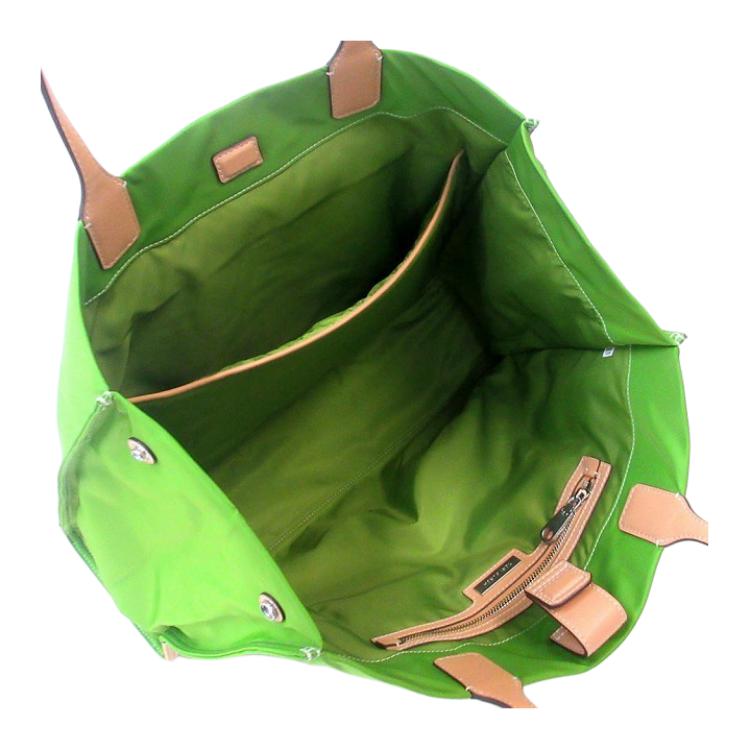 Tory Burch Ella Double T Logo Large Capacity Daily Fabric Tote Bag Women tote bags Light-Green 87116-302