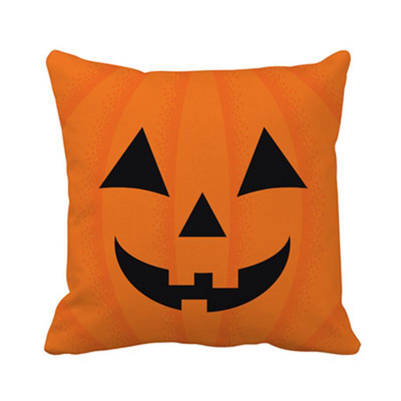 Halloween Theme Wizard Print Pattern Cushion Cover Home Living Room Sofa Decoration Square Polyester Pillow Pillow Cover