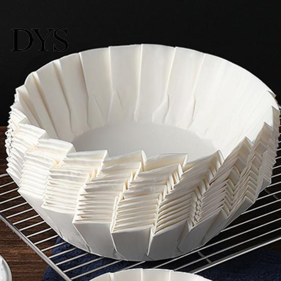 Individual Paper Trays for Baking 50 Pcs Basque Burnt Cheesecake Liners, Pre Folded Non Stick Parchment Cups Liners Cake 4/6/8 Inch Molds, Food Grade