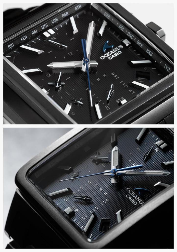 Oceanus Watch in Classic Line Bluetooth Equipped with Radio Solar Sapphire Glass Black [Casio] [Made Japan] OCW-T5000B-1AJF Men's