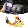 20PCS 3-Color 20 Pin Jumper Cable 4mm Banana Plug OBD2 Breakout Box  Wiring Short Circuit Checking