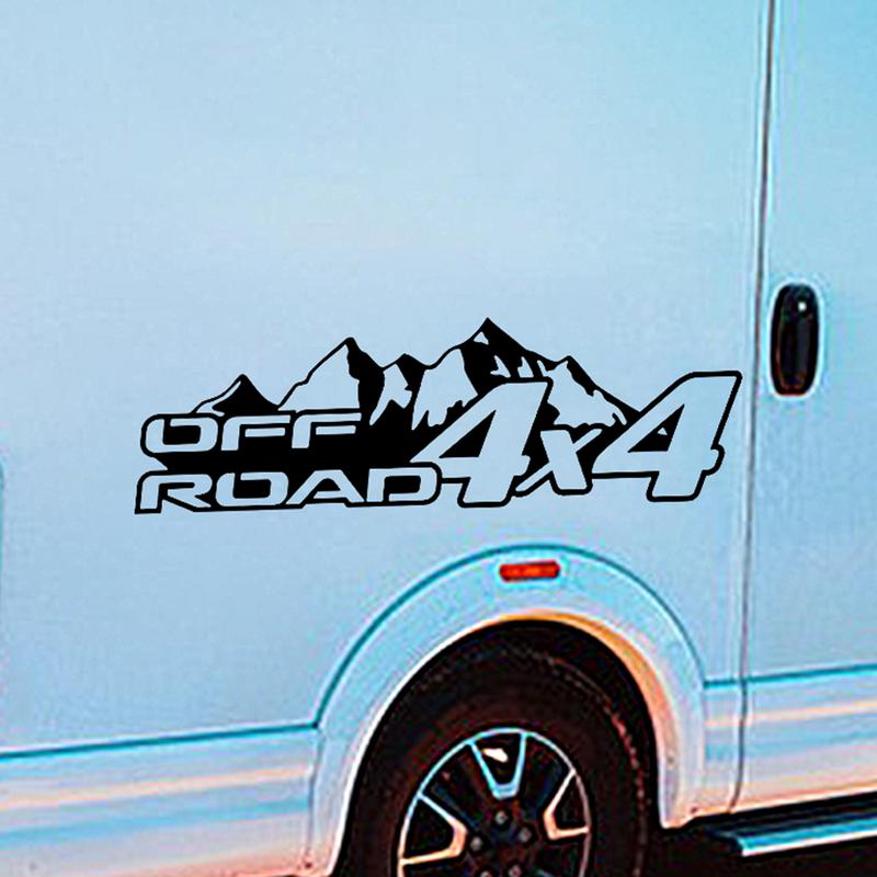 4x4 Off Road Mountain Truck Car Decal Sticker For Pickup Tailgate Door Bumper Waterproof Truck Stickers