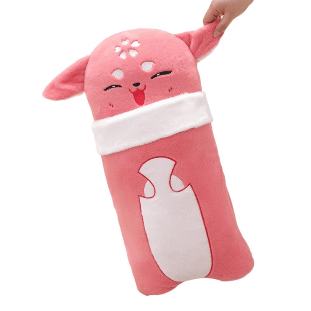 Cartoon Design Yae Miko Plush Toy Soft Material Plushie Doll Stuffed Animals  Birthday Gift