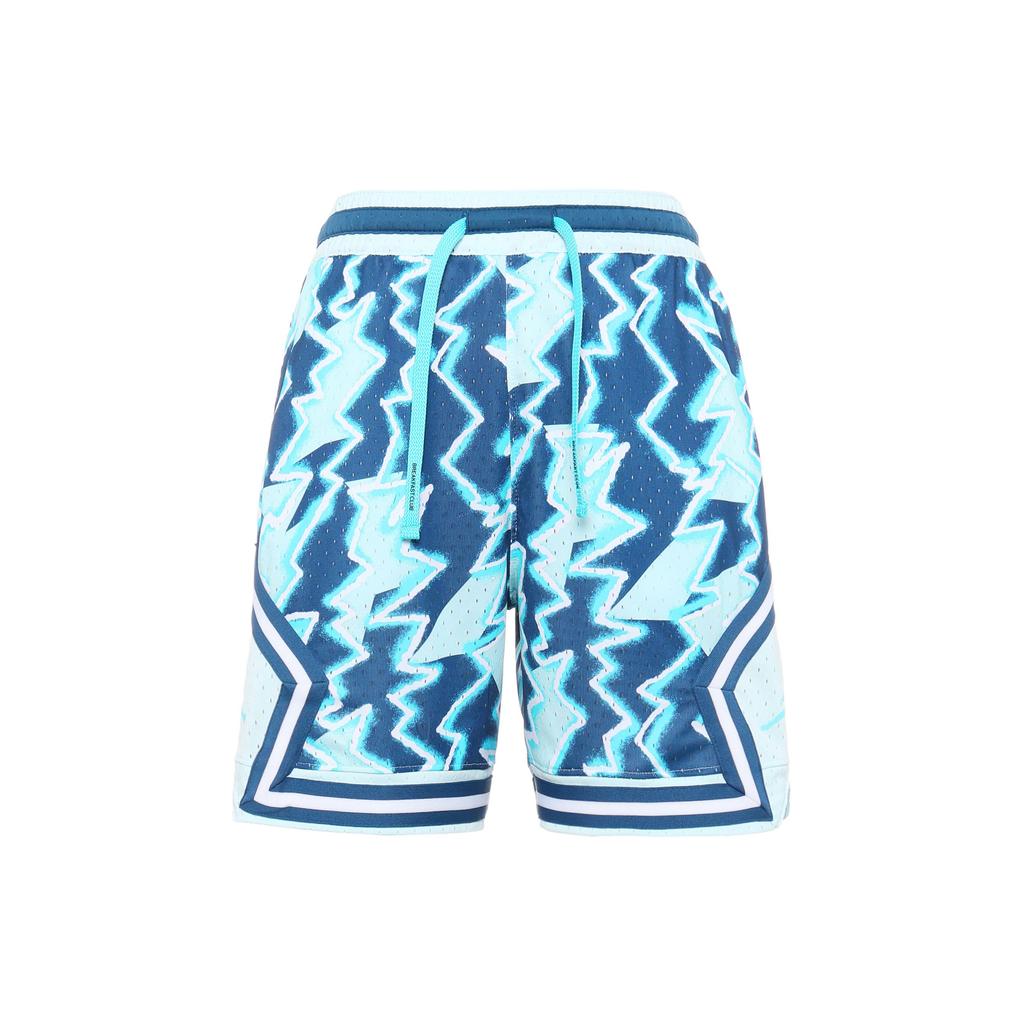 Jordan Dri-FIT Contrast Drawstring Athletic Shorts Men Bottoms Blue DQ7335-474
