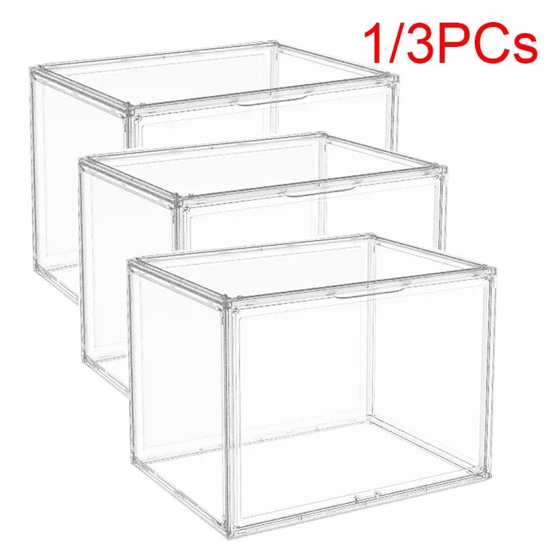 New Large Capacity Storage Box Organizer for Figures Acrylic Box Clear Blind Box Showcase for Bag Display Dustproof