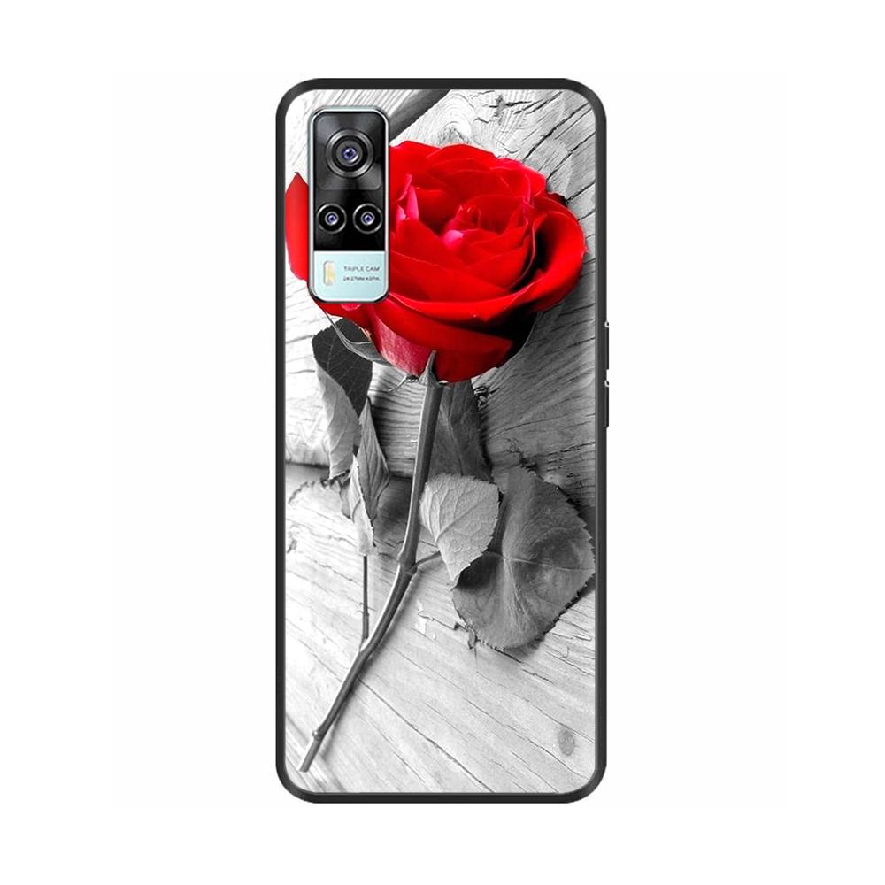 Für Vivo Y33 V2057 Hülle Silikon Weiches TPU Handy Rückabdeckung für Vivo Y33 4G Hülle für vivoY33 Y 33 2021 Coque Fundas Para Bumper
