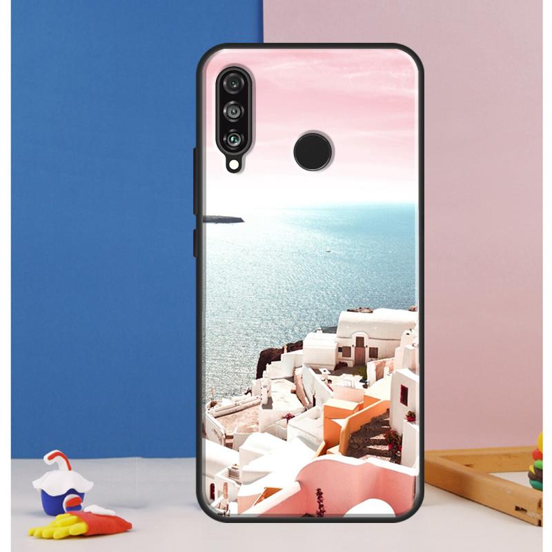 

Oia Santorini Greece For Huawei Nova 8i 7i 11i 12i 12s 9 10 SE Y90 Y60 Y70 Y72 Y61 Y91 P30 P40 Lite P60 Pro Case Huawei Nova 10