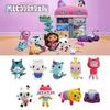 Beliebte Gaby Puppenhaus Plüschtiere Mercat Animation Fülltier Lachende Katze Auto Katze umarmt Gaby Mädchenpuppe Kindergeburt